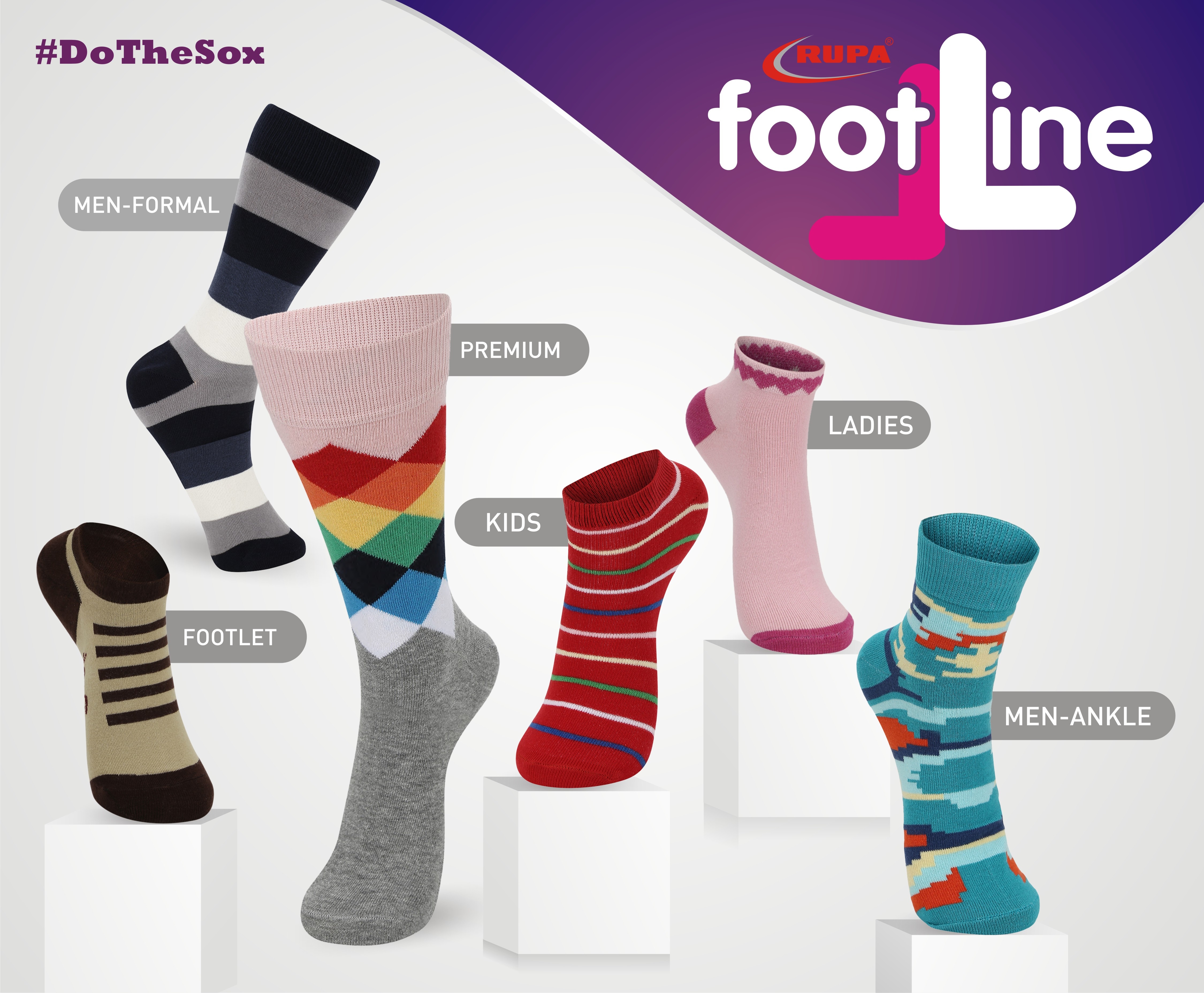 Rupa Footline launches a brand new collection of Designer Socks