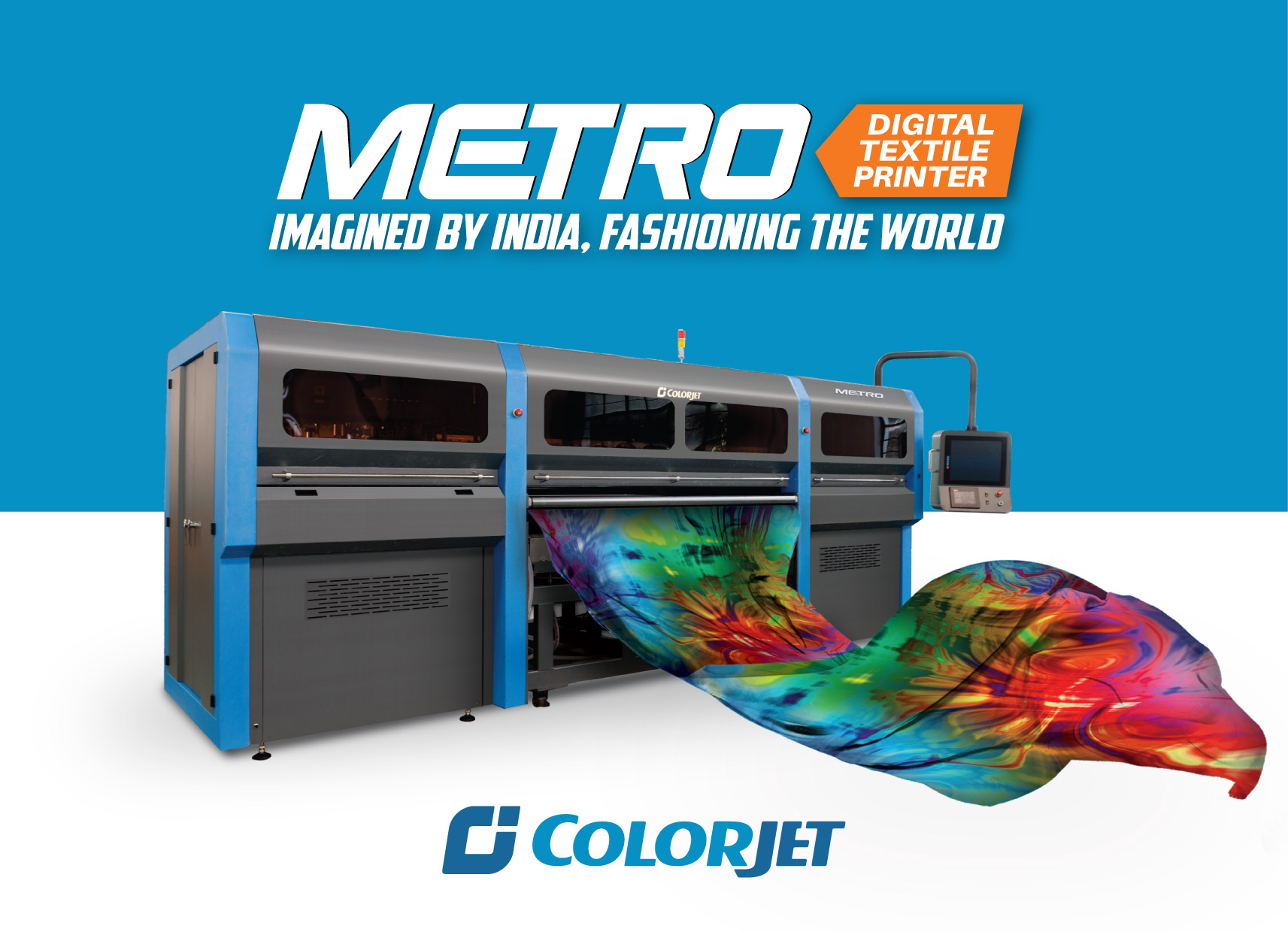 Indian leader in digital textile printing Colorjet targeted the South East Asian market at ITMA Asia